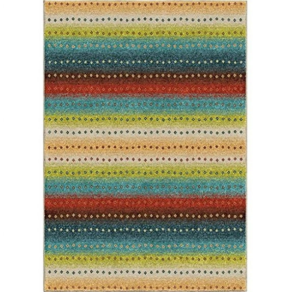 Orian Rugs 2361 5x8 5 ft. 2 in. x 7 ft. 6 in. Le-Mans Aruba Rectangle Rugs - Multi Color
