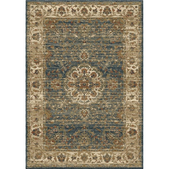 Palmetto Living by Orian ARA-PROE-82IN-240x330 7 ft. 8 in. x 10 ft. 10 in. Aria Prometheus Indigo Area Rug