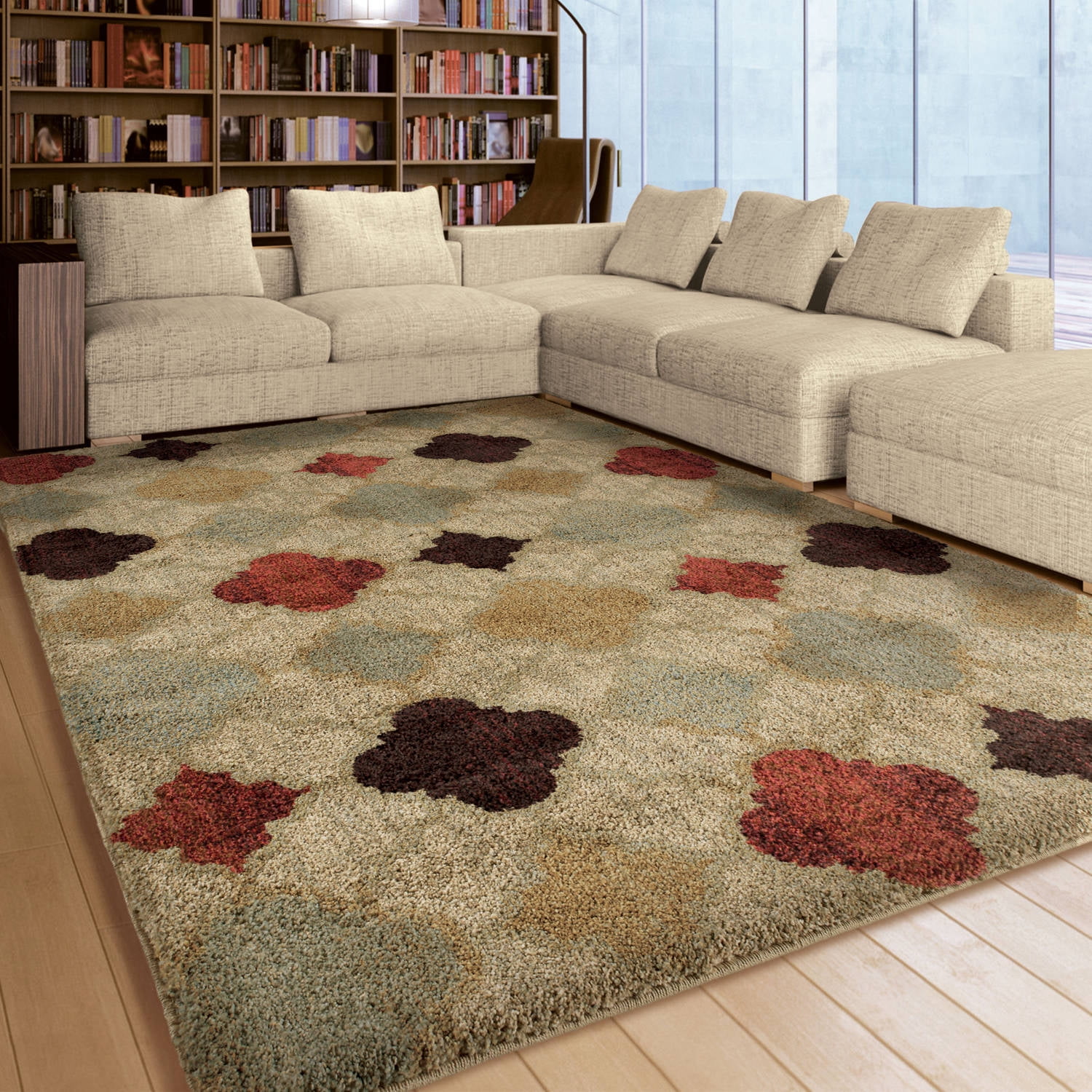 Orian Rugs Geometric Formosa Multi-Colored Area Rug - Walmart.com
