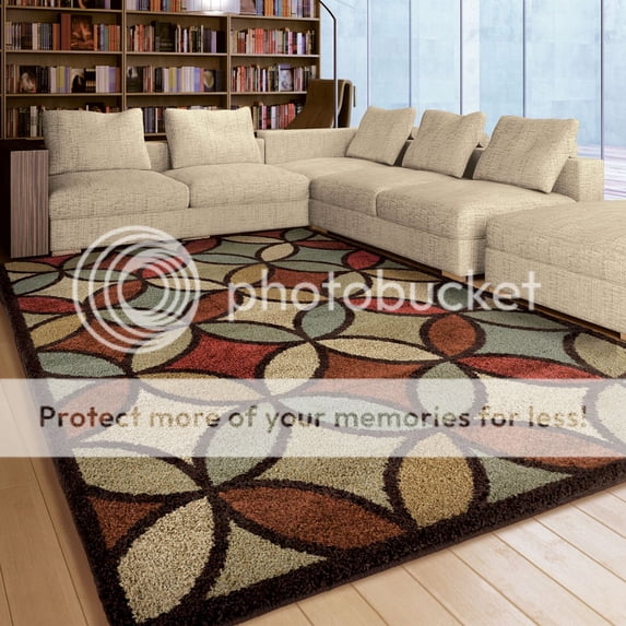 Orian Rugs Geometric Trellis Funhouse Multi Area Rug (7'10" x 10'10")