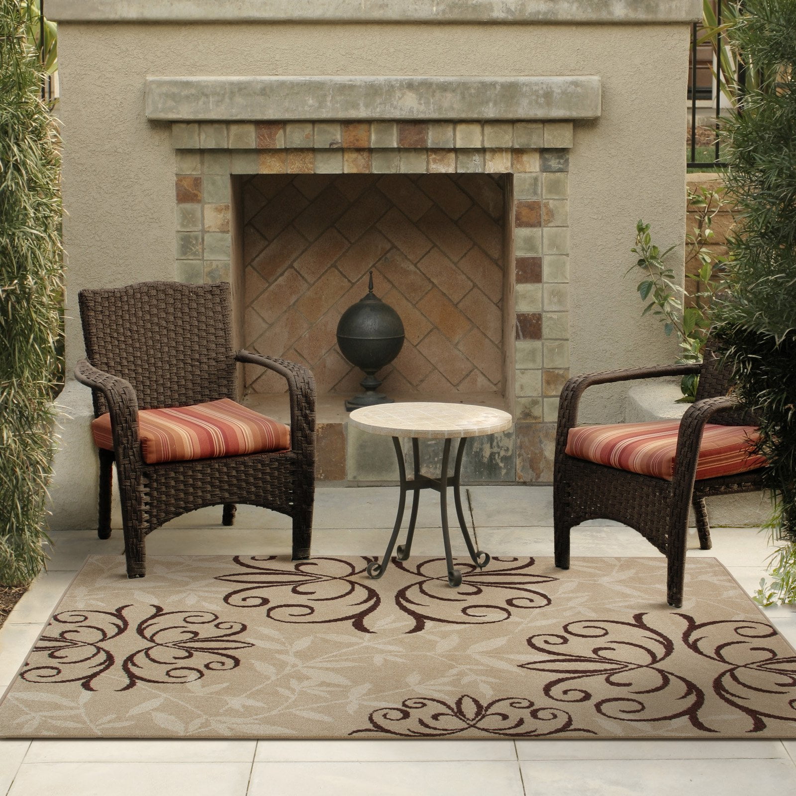 Orian Rugs Inc Four Seasons Josselin Indooroutdoor Area Rug