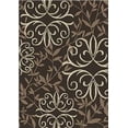 Orian Rugs Iron Fleur Chocolate Accent Rug, 31 In. X 45 In. - Walmart.com