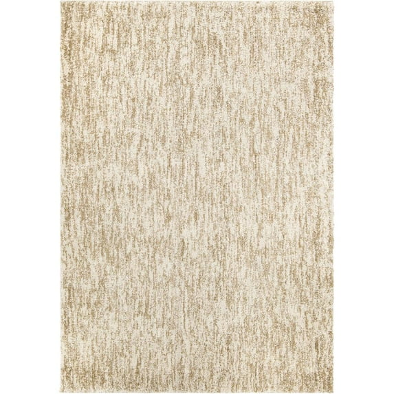 Transitional Solid Rug in Off White - Rectangle 6' 7" x 9' 8"