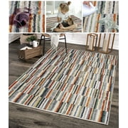 Orian Rugs Pet & Spill Friendly Line Stop 5'3" X 7'6" Multicolor Rug