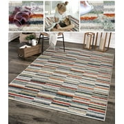 Orian Rugs Pet & Spill Friendly Tamley 5'3" X 7'6" Multicolor Area Rug