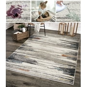 Orian Rugs Pet & Spill Friendly Tulsa Abstract Beige Area Rug, 7'10" x 10'10"