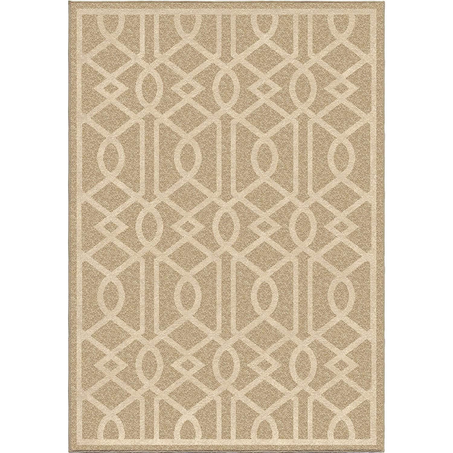 Orian Rugs Soft Blocks Cuba Ivory Area Rug (7'10