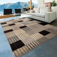 thumbnail image 1 of Orian Rugs Plush Shapes Sentiment Gray Area Rug (7'10" x 10'10"), 1 of 4