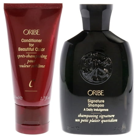 Oribe Conditioner for Beautiful Color and Signature Shampoo 2 Pc Kit - 1.7oz Conditioner, 2.5oz Shampoo