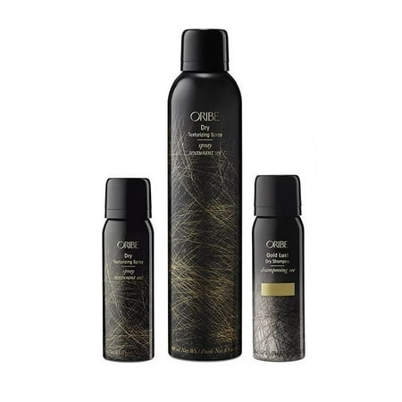 Oribe Dry Styling Collection/Dry Txtrz Spr 8.5oz and 2.1 oz/Gold Lust Dry Travel