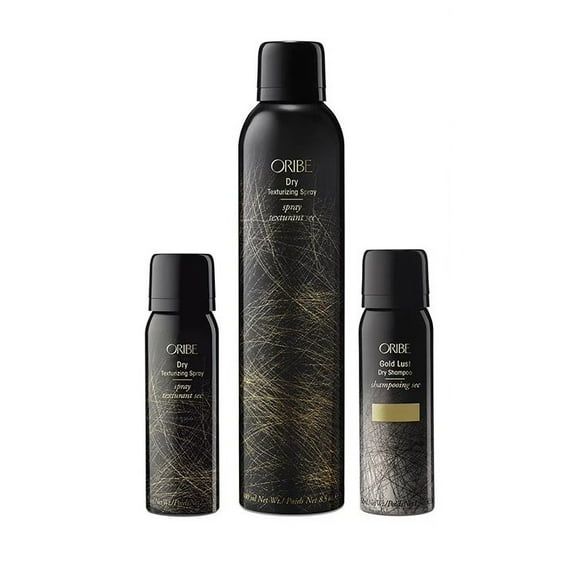 Oribe Dry Styling Collection/Dry Txtrz Spr 8.5oz and 2.1 oz/Gold Lust Dry Travel