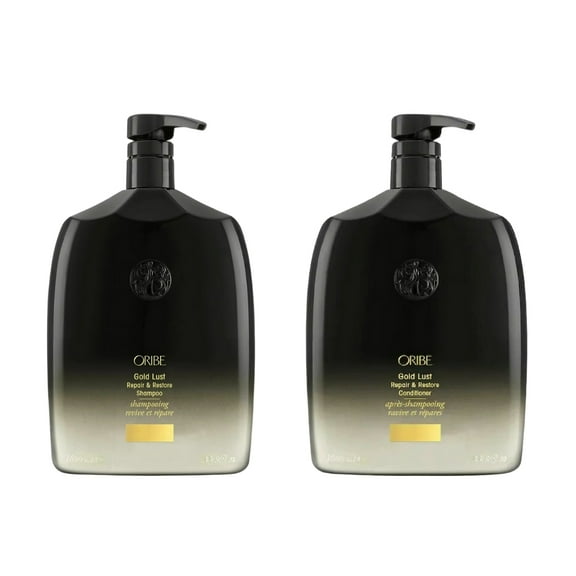 Oribe Gold Lust Repair & Restore Shampoo & Conditioner 33.8oz/1L Set