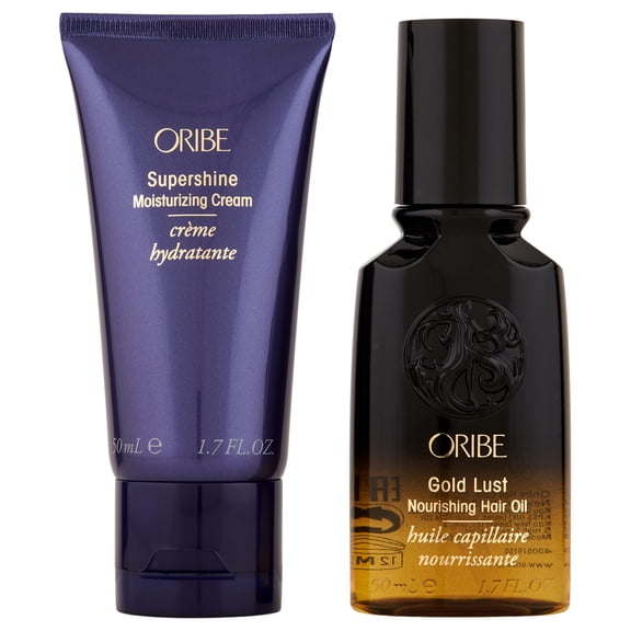 Oribe Supershine Moisturizing Cream 1.7 oz & Gold Lust Nourishing Hair Oil 1.7 oz