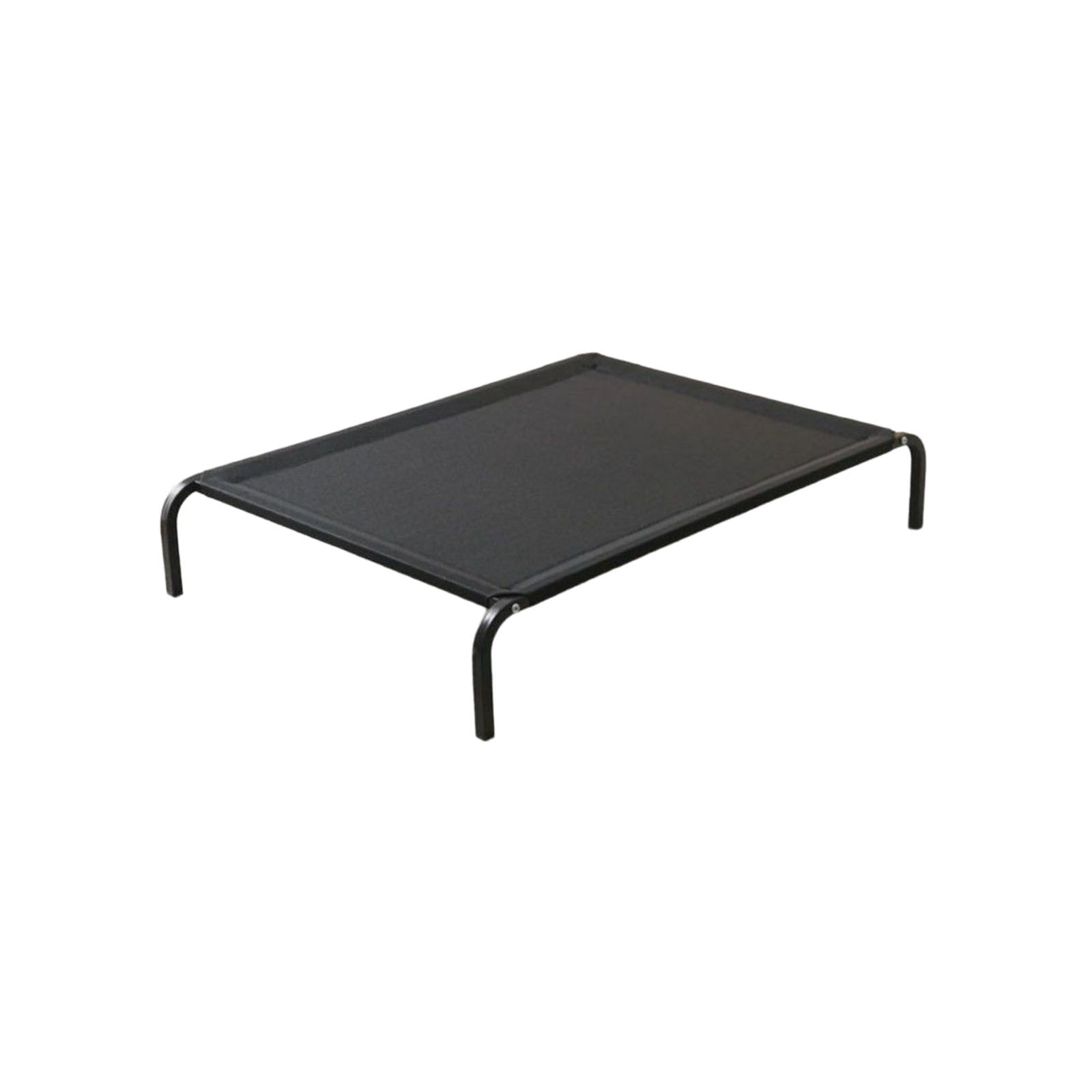 Oricka Elevated Dog Cot Bed Tool-Free Assembly - Outdoor Raised Dog Cooling Bed Frame for Large Pets, Summer Pet Hammock Off Ground with Non- Feet & Waterproof Teslin Mesh,S