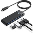 thumbnail image 1 of Orico 4 Port USB Hub C for Laptop with 3.3 Ft Long Cable Ultra Slim USB 3.0 Hub Multiport Adapter USB C Splitter Compatible for Macbook, Mac Pro,PC , Flash Drive, 1 of 14