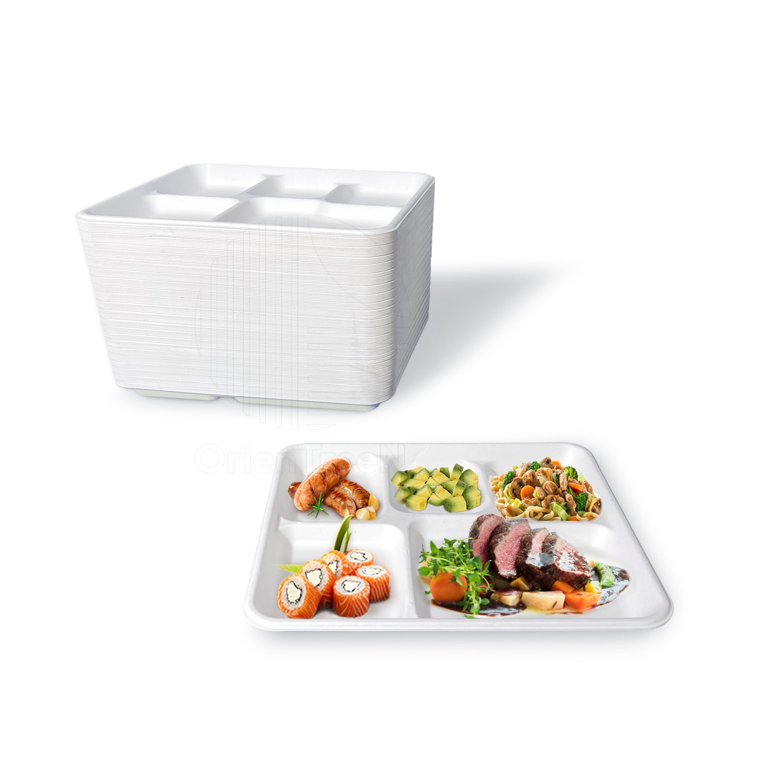https://i5.walmartimages.com/seo/OrienTreeN-100-Compostable-10-25-8-50-Inch-Heavy-Duty-125-Pack-Eco-Friendly-5-Compartment-Disposable-White-Bagasse-Paper-Tray_ccd1dc9f-26ea-4440-bcc2-925d684e8d0c.8de6372819f0fd970e87e283336c73ea.jpeg