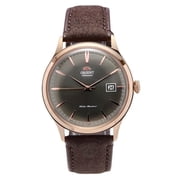Orient Bambino Version 4 Leather Strap Bronze Dial Automatic RA-AC0P04Y10B Mens Watch
