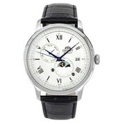Orient Bambino Version 9 Sun And Moon Phase White Dial Automatic RA-AK0802S10B RA-AK0802S30B Mens Watch