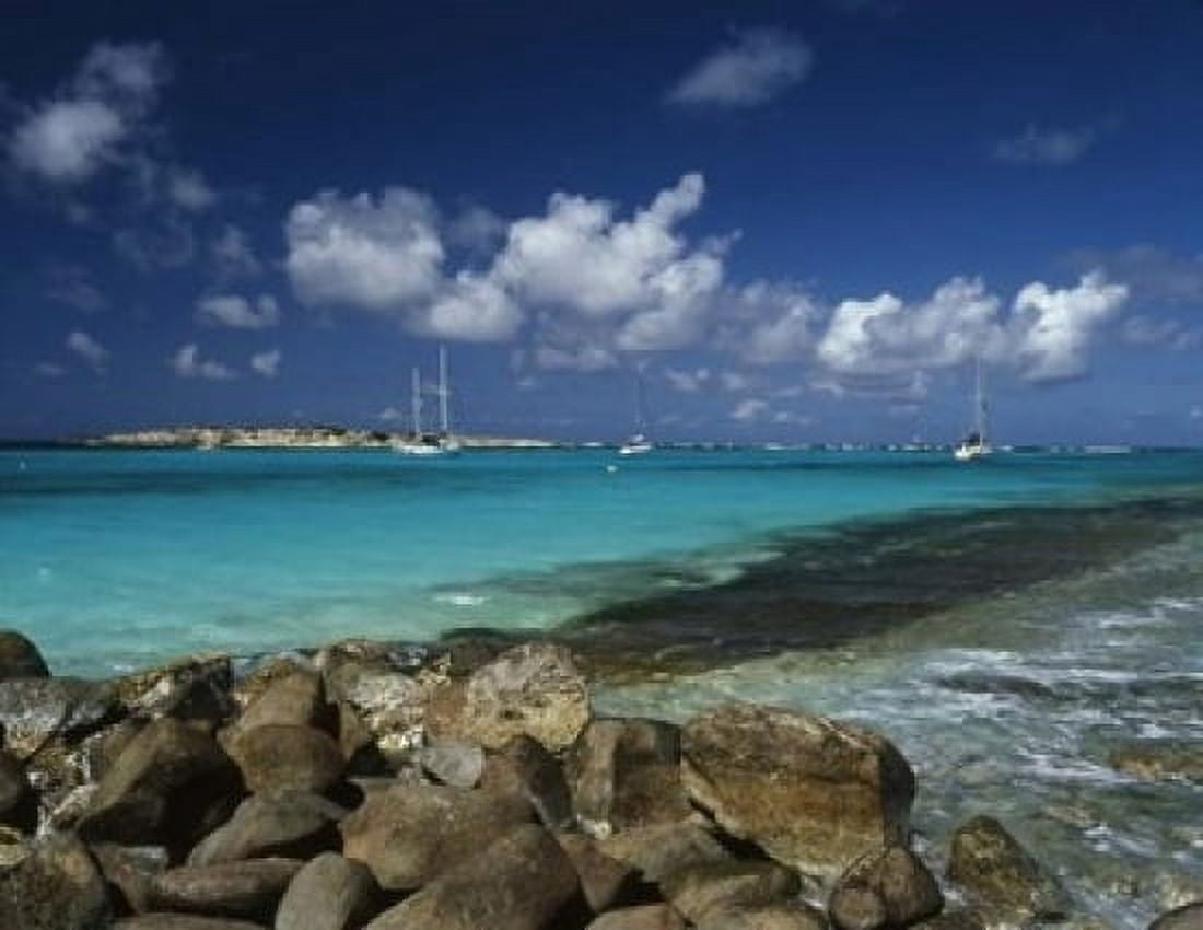 Orient Bay St Martin Caribbean Canvas Art - Greg Johnston DanitaDelimont (36 x 24)