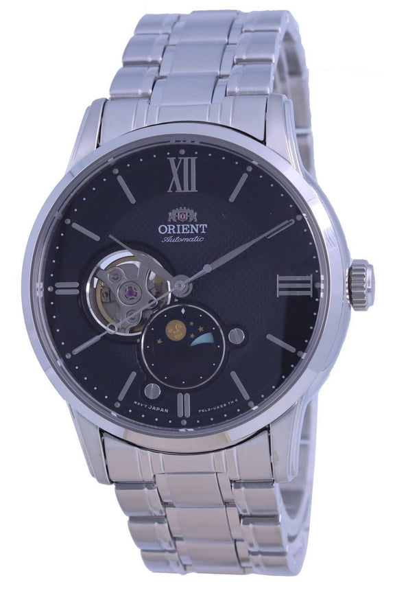 Orient Sun and Moon Automatic Black Dial Men's Watch RA-AS0008B10B