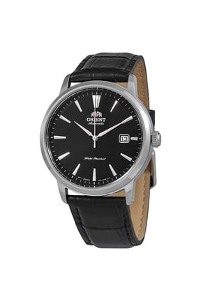 Men's 22mm Black Leather Anniversary Wristwatch, RA-AC0F05B10B