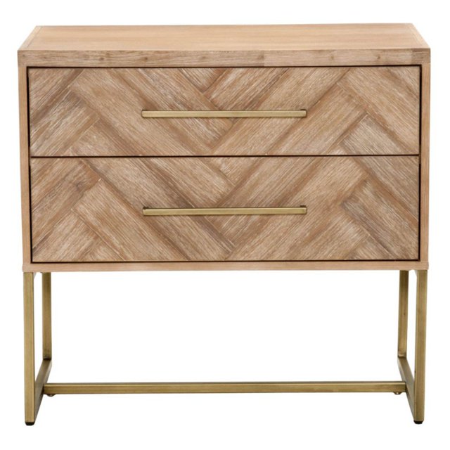 Orient Express Furniture Mosaic 2 Drawer Nightstand
