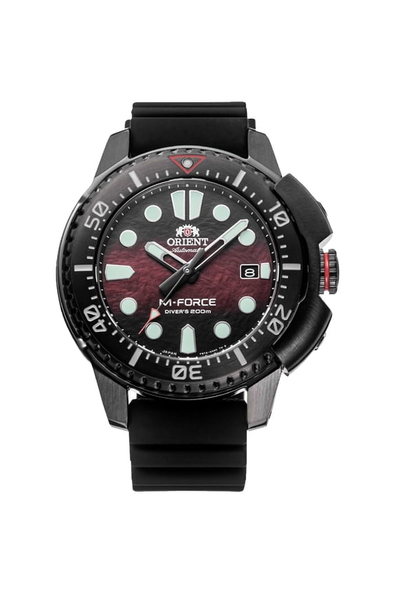 M-Force Limited Edition Red Dial Automatic Diver's RA-AC0L09R00B 200M Men's Watch