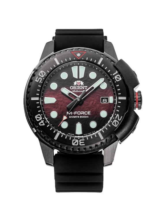 M-Force Limited Edition Red Dial Automatic Diver's RA-AC0L09R00B 200M Men's Watch
