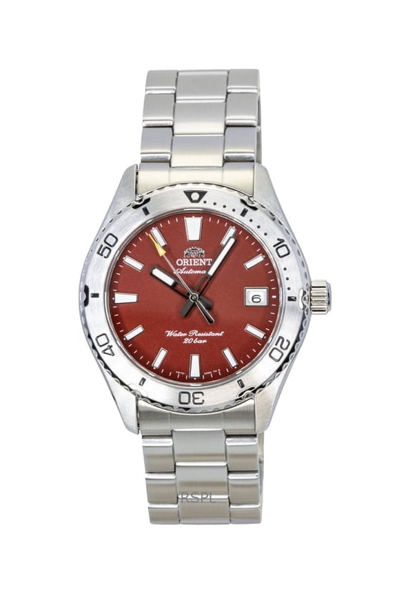 Mako Stainless Steel Red Dial Automatic Diver's RA-AC0Q09R 200M Men's Watch