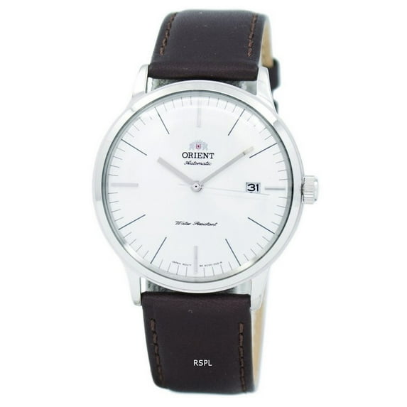 Orient Men's Bambino Version 3 FAC0000EW0 Automatic Brown Leather Band Watch