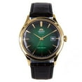 thumbnail image 1 of Orient Men's Bambino Version 4 FAC08002F0 Green Dial Brown Leather Band Watch, 1 of 2