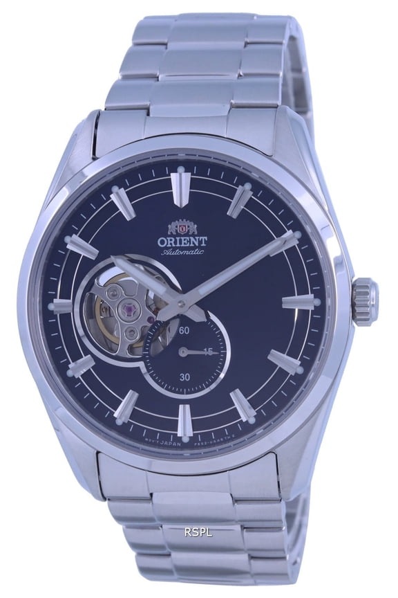 Open Heart Blue Dial Stainless Steel Men's Watch RA-AR0003L10B