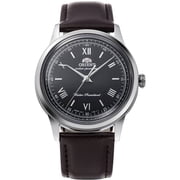 Orient Bambino Leather Strap Black Dial Solar RA-WK0004L Mens Watch