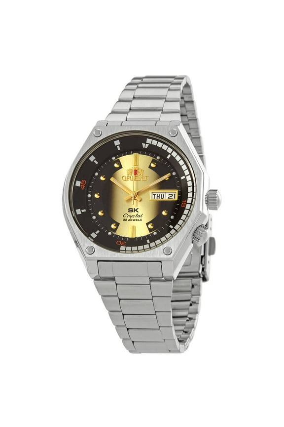 SK Automatic Gold Dial Men's Watch RA-AA0B01G19B