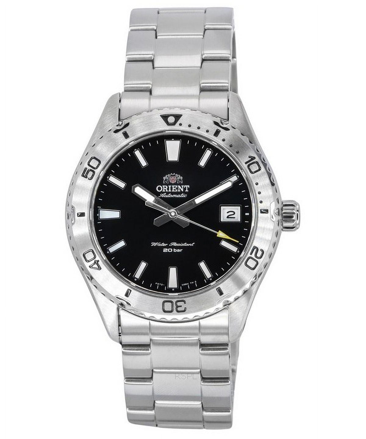 Sports Mako Stainless Steel Black Dial Automatic Diver's RA-AC0Q01B10B 200M Men's Watch