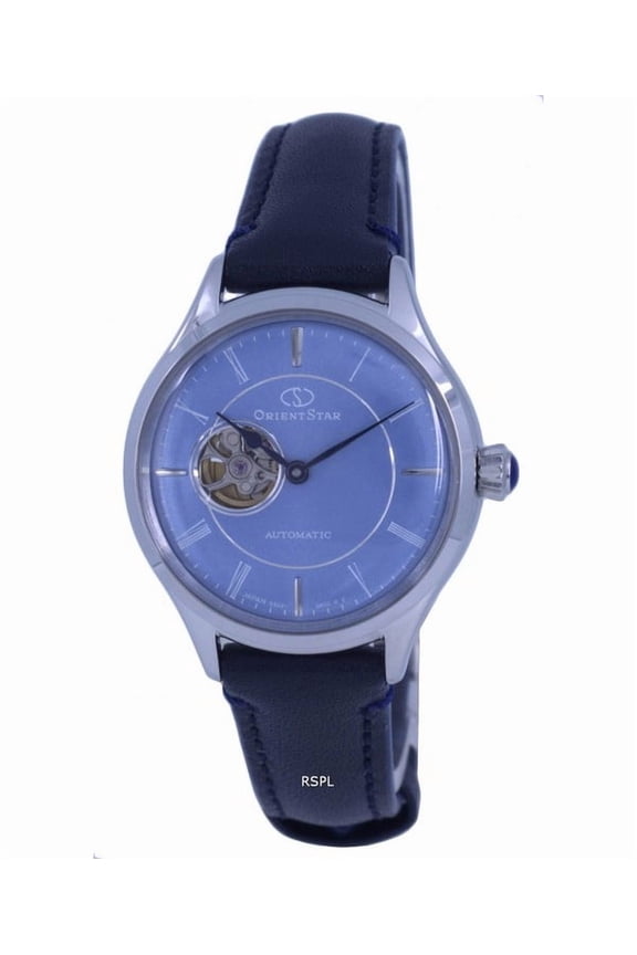 Star Automatic Blue Skeleton Dial Ladies Watch RE-ND0012L00B