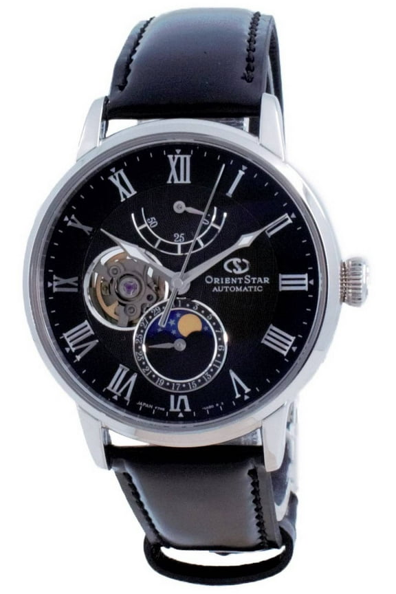 Star Automatic Black Dial Men's Watch RE-AY0107N00B