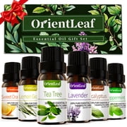 OrientLeaf Essential Oils Sets, 100% Pure Essential Oil for Diffuser, Aromatherapy, Sleep, Massage & DIY, Gift Sets for Women with Greeting Card