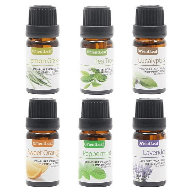 OrientLeaf Essential Oils for Diffusers, 100% Natural Plant Extracts ...