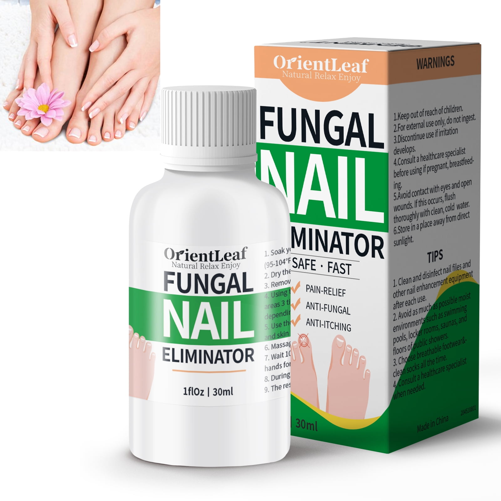 OrientLeaf Nail Fungus Treatment, Toenail Fungus Treatment, Nail Fungus