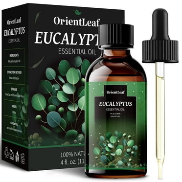 OrientLeaf Pure Eucalyptus Essential Oil for Skin Hair Diffuser Massage, 4 fl Oz