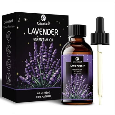 OrientLeaf Pure Lavender Essential Oil for Skin Hair Diffuser Massage, 4 fl Oz