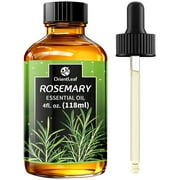 OrientLeaf Rosemary Oil, Pure Essential Oil for Hair Growth, Skin Care, Diffuser, Massage, Add to Shampoo and Conditioner, 4.16 Fl.Oz (118ml)