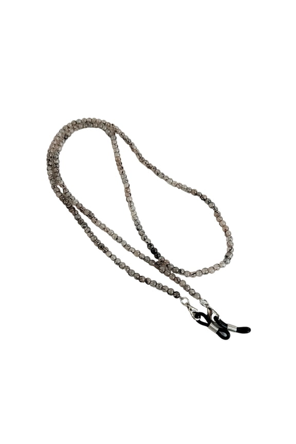 Oriental Aesthetic Eyeglass Chain Handmade Beaded Jewelry With Colorful Glass Decoration Fashion Eyewears Holder Necklace