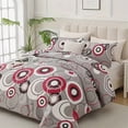 thumbnail image 1 of HGmart Oriental Beauty Queen 3 Piece Comforter Set, Cotton & Microfiber Filling, Luxury Soft Breathable Bed Set for All Seasons, 1 of 5