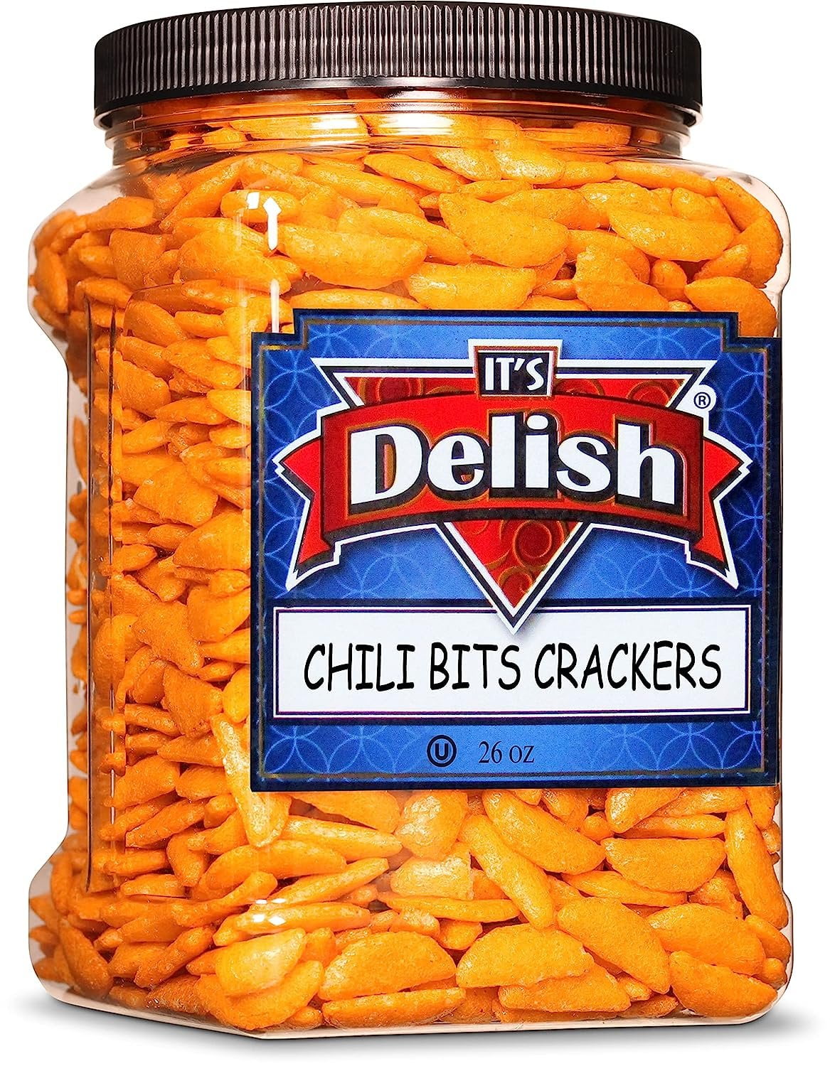 Oriental Chili Bits Rice Crackers by Its Delish, 26 OZ Jumbo Container
