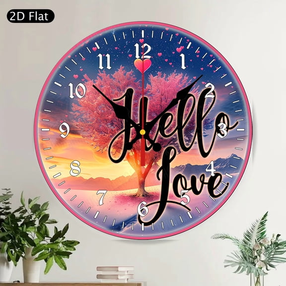 Oriental Chinese Zodiac Dragon Snake Round Wall Clock Red Gold Silent Home Decor