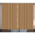 thumbnail image 1 of Ambesonne Oriental Curtains 2 Panel Set, Rhombuses, 108" x 108", Brown Pale Brown Beige, 1 of 3