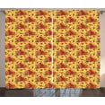 thumbnail image 1 of Ambesonne Oriental Curtains 2 Panel Set, Middle East Timeless Form, 108" x 84", Multicolor, 1 of 2