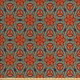 thumbnail image 1 of Ambesonne Oriental Fabric by the Yard Upholstery, Doodle Floral Design, 3 Yards, Multicolor, 1 of 4